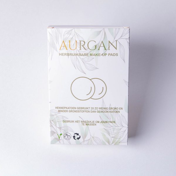 Aurgan Hennepkatoen make up remover pads