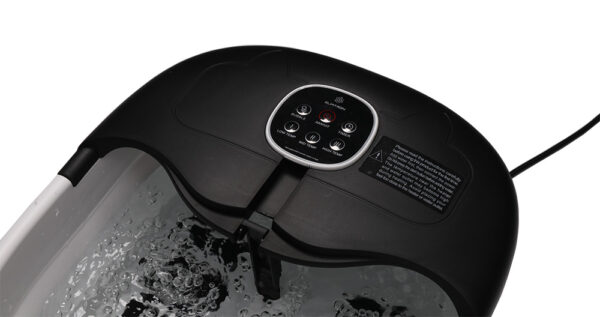 Zwart Slimtron FB02 voetenbad met bubbels