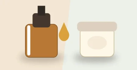 Editorial vergelijking van een fles arganolie en een pot beef tallow