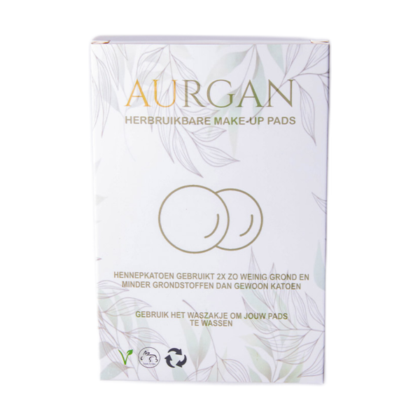 Aurgan Hennepkatoen make up remover pads