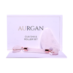 Aurgan Jade Roller Rose Quartz – Gezichtsroller