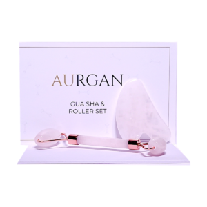 Aurgan Jade Roller Rose Quartz – Gezichtsroller