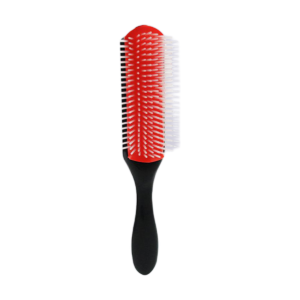 Nine-row haarborstel – 9-row rood styling brush