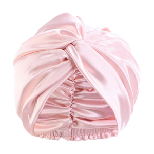 Satijnen haarbonnet slaapmuts – roze