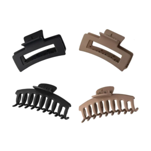 Matte haarklepje – 4 stuks