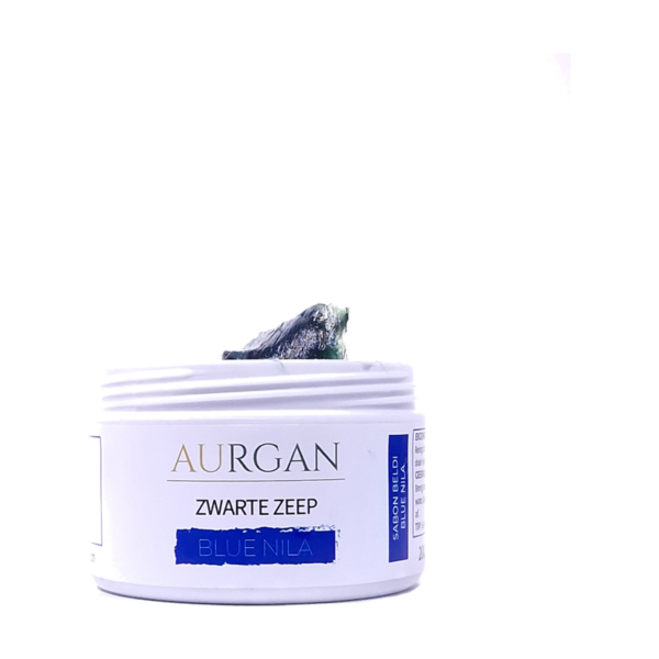 Aurgan Zwarte Zeep Blue Nila – 200 Gram