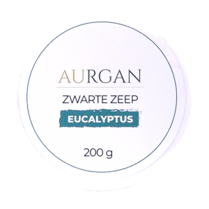 Aurgan Zwarte Zeep Eucalyptus – 200g