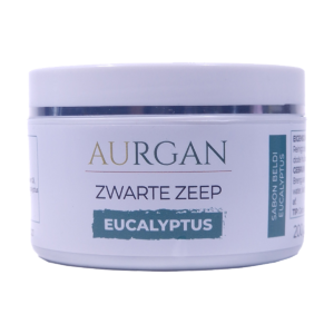 Aurgan Zwarte Zeep Eucalyptus – 200g