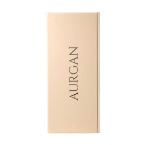 Zijkant van de Aurgan Silky Hair Treatment verpakking