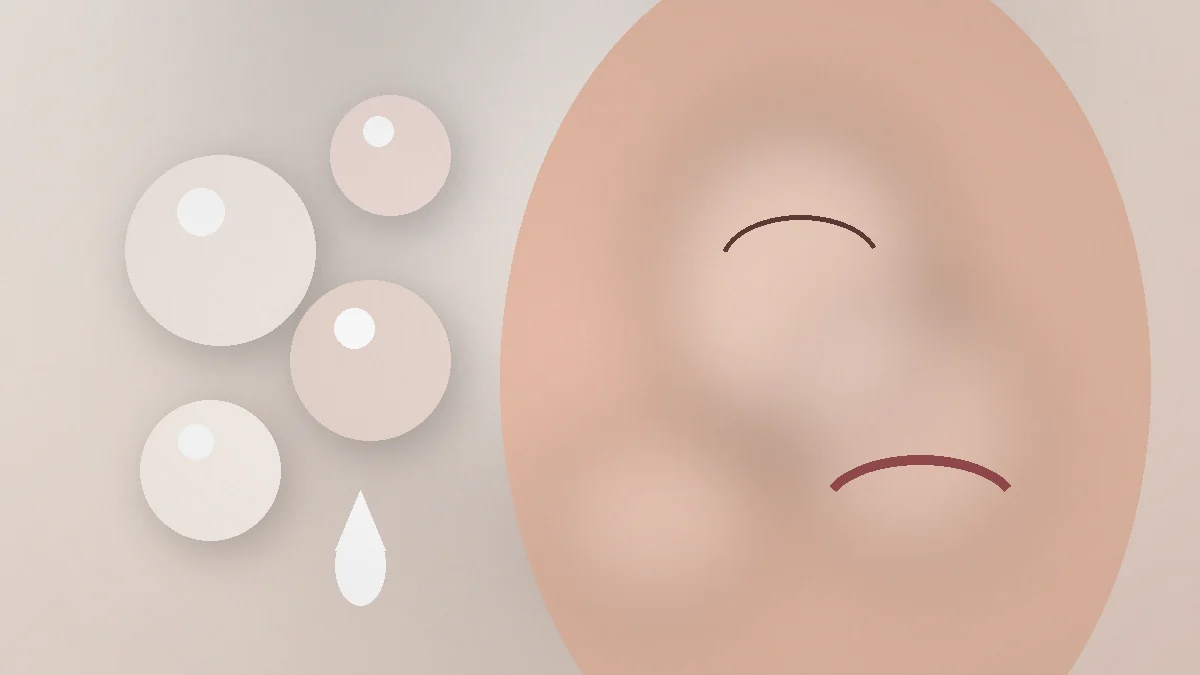 Editorial illustratie van een zachte volle en veerkrachtige Mochi Skin uitstraling