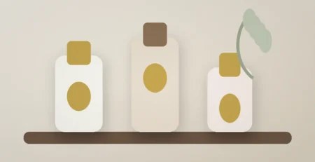 Minimalistische skincare routine met drie verzorgingsproducten